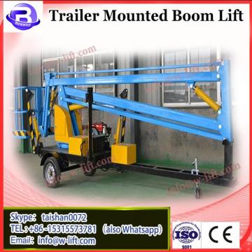 10 M cherry picker telescopic articulated hydraulic boom lift tables trailer mounted lift