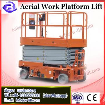 10m China supplier offers CE stationary upright scissor lift warehouse cargo lift