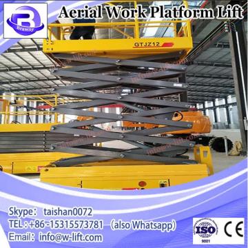 10 meters height single arm aluminum alloy lift hydraulic aerial work platform