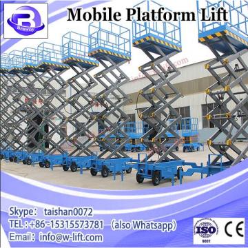 10m Electric Mobile Factory Maintenance Work High Platform Lift