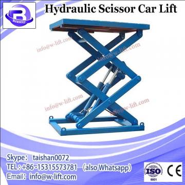 Telescopic mobile hydraulic scissor car lift platform